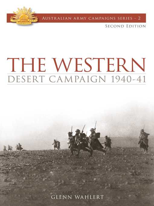 Title details for The Western Desert Campaign 1940-41 by Glenn Wahlert - Wait list